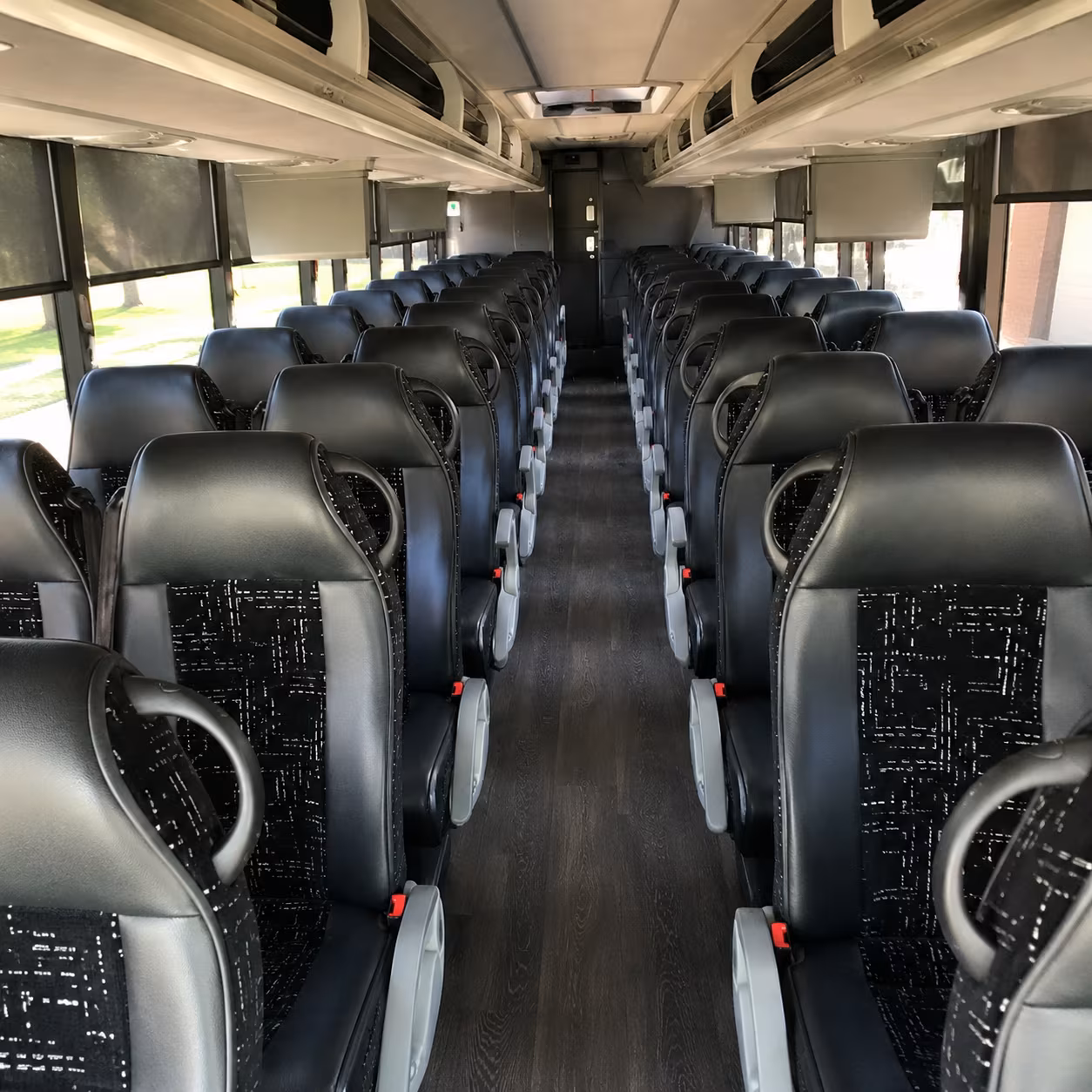 sevierville charter bus rental interior