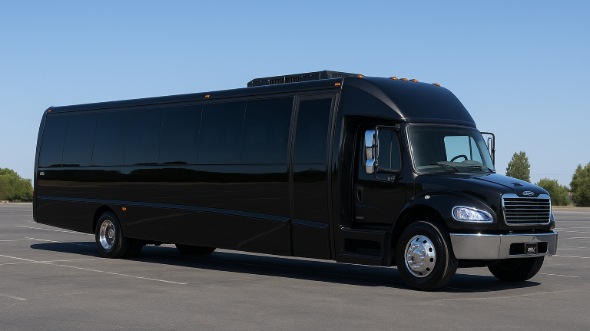 Exterior of Charter Bus Company Kingsport's 20 Passenger Mini bus in Kingsport