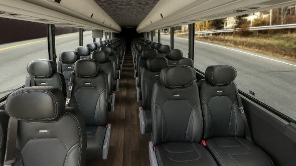 Interior of Charter Bus Company Kingsport's 30 Passenger Minibus in Kingsport