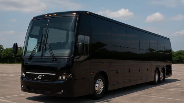 Exterior of Charter Bus Company Kingsport's 50 Passenger Charter Bus in Kingsport