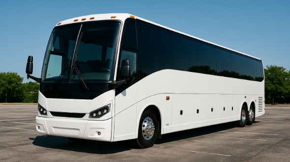 Exterior of Charter Bus Company Kingsport's 55 Passenger Charter Bus in Kingsport