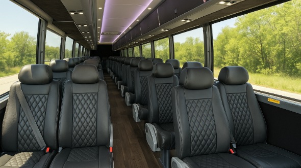 kingsport 18 passenger minibus inside