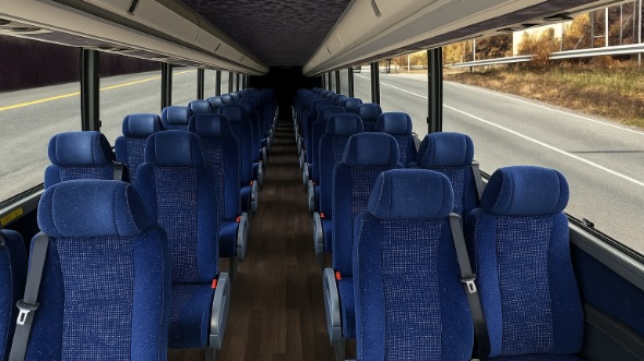 kingsport 35 passenger minibus inside