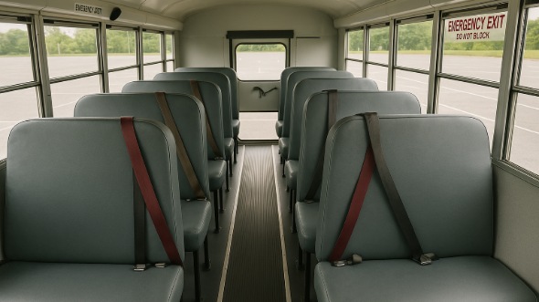 Interior of Charter Bus Company Kingsport's School Bus in Kingsport